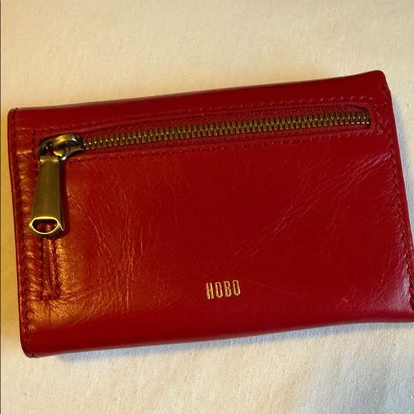 Hobo Red Leather Wallet - Picture 3 of 5